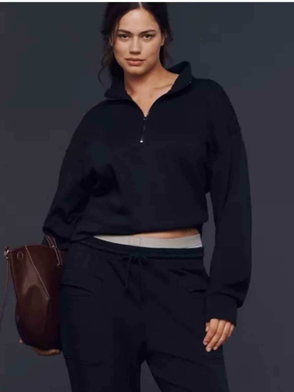 half-zip pullover from Daily Practice by Anthropologie